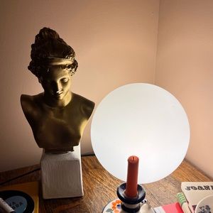 Vintage Gold Female Bust Statue 🏛